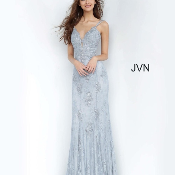 JVN ice grey Lace Dress